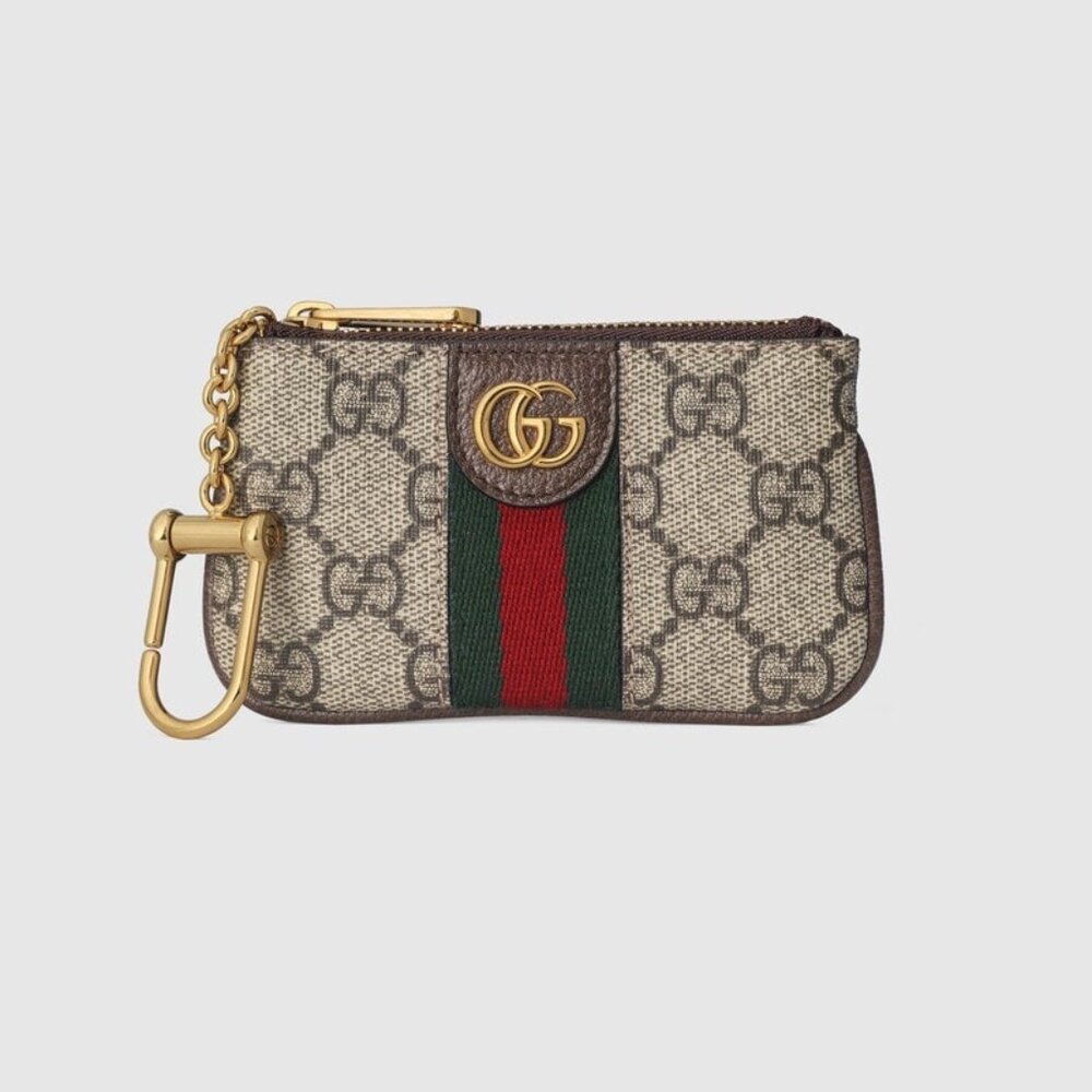 Gucci GG Supreme Monogram Web Ophidia Key Case